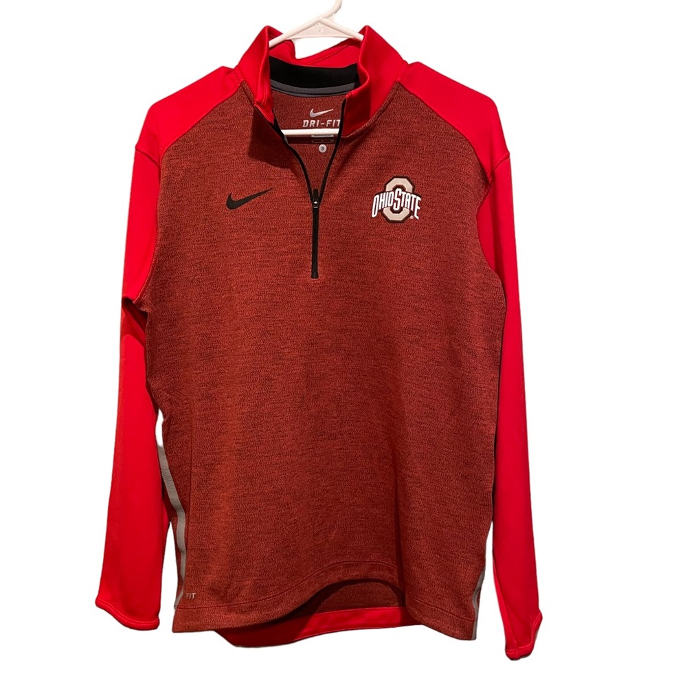 Nike Dri Fit Ohio State ¼ Zip Men’s Lightweight Jacket.  Size S